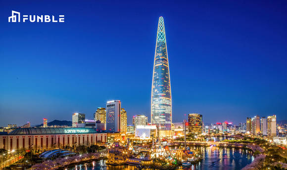 ▲펀블은 ‘롯데월드타워 시그니엘 1호’의 임대료로부터 발생한 수익에 기반을 둔 첫 배당금을 지급했다고 밝혔다. / 사진=펀블