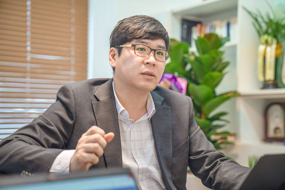 ▲조원희 지란지교데이터 대표는 “개인정보 보호 기업으로서의 입지를 공고히 다지고, 실용적으로 국민이 체감할 수 있는 개인정보 보호 방안을 제안할 수 있는 기업으로 자리매김하고 있다”고 말했다. / 사진=지란지교데이터