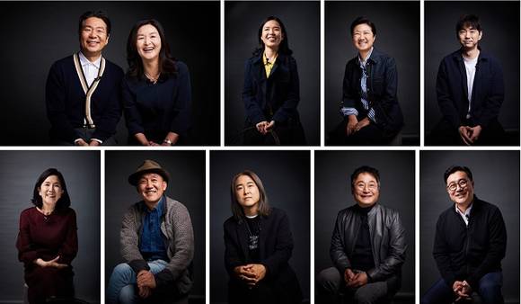 ▲김명중 작가가 촬영한 컴패션 후원자 10명의 사진. / 사진=한국컴패션