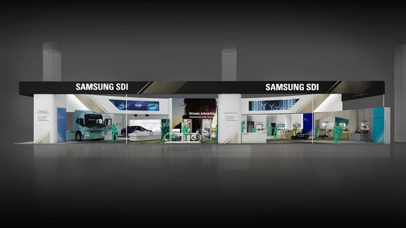 ▲삼성SDI 인터배터리 2023 부스 조감도 / 사진=삼성SDI