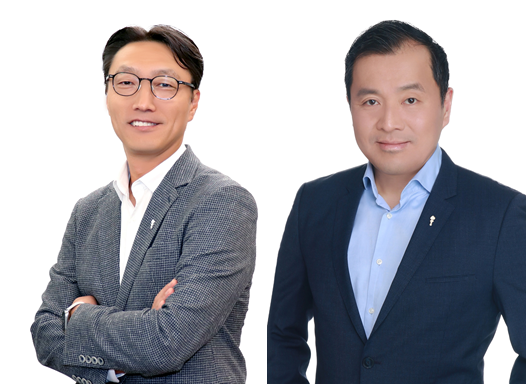 ▲강종호 베스핀글로벌 부사장(왼쪽)과 윤성노 베스핀글로벌 부사장 / 사진=베스핀글로벌 베스핀글로벌, 사업 관리 총괄 강종호, CFO 윤성노 부사장 승진 발령