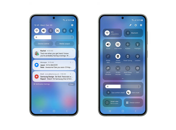 ▲간결해진 디자인과 개선된 사용을 지원하는 ‘One UI 6’ / 사진=삼성전자 삼성전자, 갤럭시 S23 시리즈 대상 ‘One UI 6’ 베타 프로그램 실시