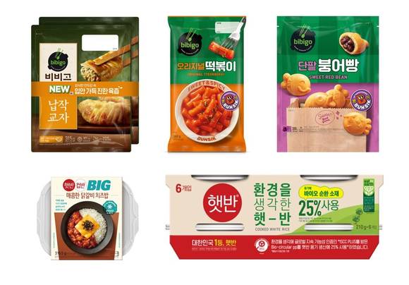 ▲신세계 유통 3사 선출시 대상 신제풍 / 사진=CJ제일제당 CJ제일제당, 신세계 유통 3사와 손잡고 신제품 13종 선출시