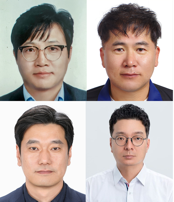 ▲(윗줄 왼쪽부터 시계방향으로)김정호 전략부문 개발기획팀장, 이상훈 경영지원실 회계1팀장, 이승렬 운영부문 세일즈마케팅팀장, 현민우 전략부문 사업혁신팀장 / 사진=한화호텔앤드리조트 한화호텔앤드리조트, 임원 승진 인사 단행