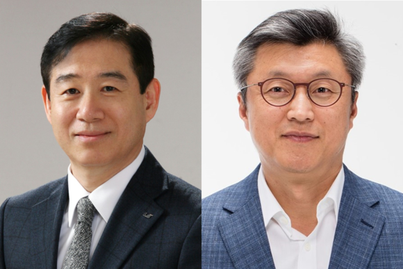 ▲오재석 LS일렉트릭 전력CIC COO 사장(왼쪽)과 신재호 LS엠트론 대표이사 CEO 사장 / 사진=LS그룹