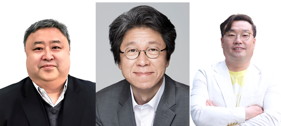 ▲(윗줄 왼쪽부터 시계방향으로) 임현규 부사장, 이용복 부사장, 안창용 부사장, 정우진 전무, 오승필 부사장, 이현석 부사장 / 사진=KT KT, 2024 조직개편·임원인사 발표…상무보 이상 임원 20% 축소