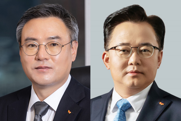 ▲장동현 SK에코플랜트 부회장(왼쪽), 박경일 SK에코플랜트 사장 / 사진=SK에코플랜트 SK에코플랜트, 장동현·박경일 각자 대표 체제로…성공적 IPO 추진 목표