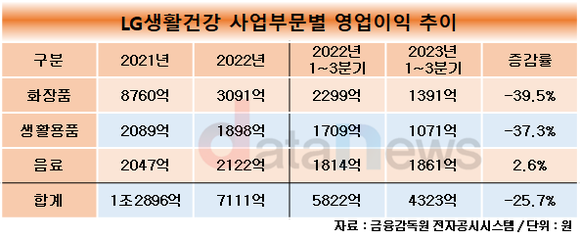 [취재]취임 1년차 맞은 이정애 LG생활건강 대표, 수익성 악화일로…탈출구는 일본?