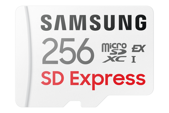 ▲SD 익스프레스 마이크론SD카드 / 사진=삼성전자 삼성전자, 고성능 마이크로SD 카드 개발…4GB 영화 5초 안에 전송