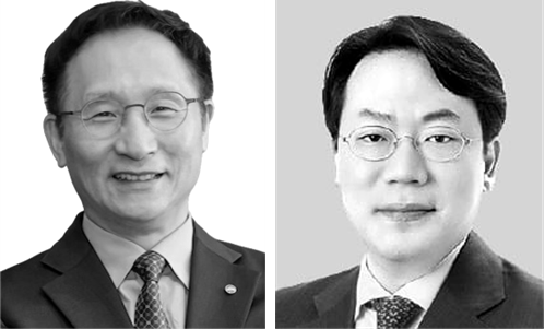 ▲남기천 우리종합금융 대표 최종후보(왼쪽)와 최승재 우리자산운용 대표 최종후보 / 사진=우리금융그룹 우리종합금융 대표 남기천, 우리자산운용 대표 최승재 추천
