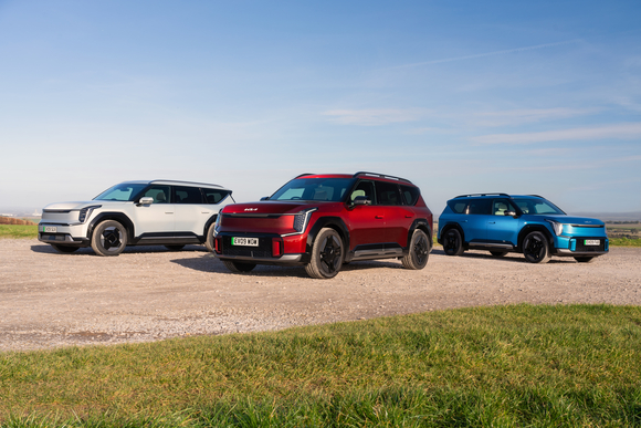 ▲기아의 전동화 전용 플랫폼 E-GMP를 적용한 3열 대형 SUV ‘EV9’ / 사진=기아 기아 EV9, ‘2024 영국 올해의 차’ 수상
