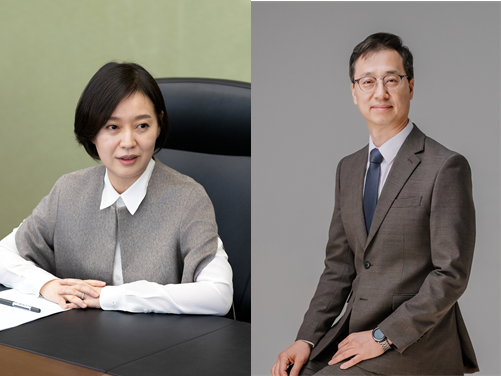 ▲임주현 한미그룹 부회장(왼쪽)과 박재현 한미약품 사장 / 사진=한미그룹 한미그룹, 임주현 사장 부회장으로 승진