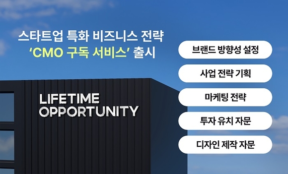 라이프타임오퍼튜니티, 스타트업 특화 솔루션 ‘CMO 구독 서비스’ 출시