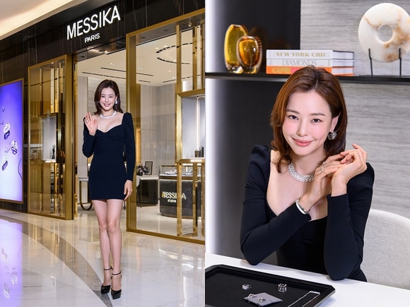 이하늬, 메시카(Messika) 롯데백화점 잠실점 ‘부티크 매장’ 방문
