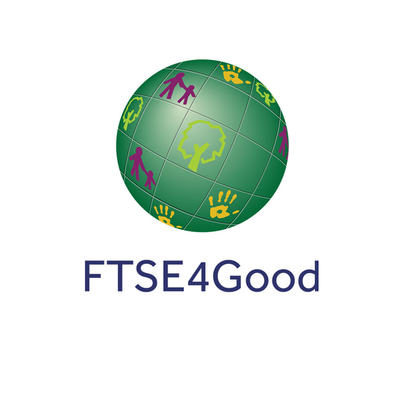 ▲FTSE4Good 편입 인증 로고 / 사진=삼성전기 삼성전기, FTSE4Good 14년 연속 편입…ESG경영 우수기업 공인