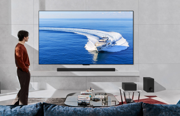 ▲무선 LG 올레드 TV / 사진 = LG전자 LG전자, 상반기 올레드 TV 1위 수성