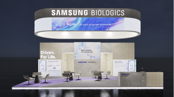 ▲삼성바이오로직스 CPHI 부스 이미지 / 사진=삼성바이오로직스 삼성바이오로직스, CPHI Worldwide 2024 참가
