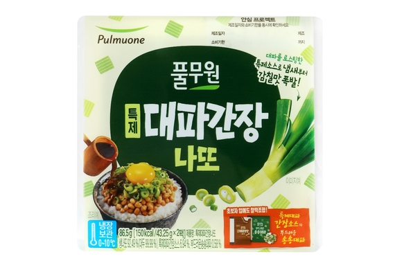 ▲풀무원 특제 대파간장 나또 / 사진=풀무원식품 풀무원식품, 특제 대파간장 나또 출시