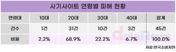 [데이터]가짜 해외 쇼핑몰 기승…20·30대 피해자 속출
