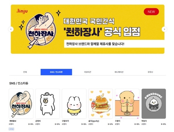크릭스, 진주햄과 ‘천하장사’ IP 라이선싱 위한 MOU 체결