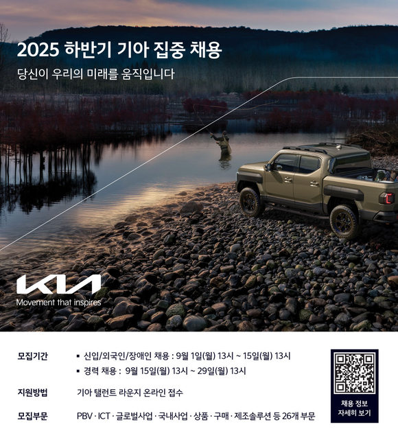 기아, 신입·경력·외국인·장애인 집중 채용 개시