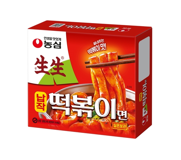 농심, ‘생생납작떡볶이면’ 출시