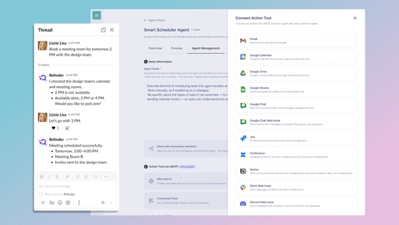 씽크프리, AI 에이전트 기능 공개…업무 자동화 지원