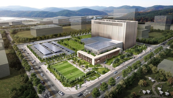 ▲전남 1호 데이터센터 ‘장성 파인데이터센터’ 조감도 / 자료=CJ올리브네트웍스 CJ올리브네트웍스, 전남 1호 데이터센터 구축에 힘 모은다