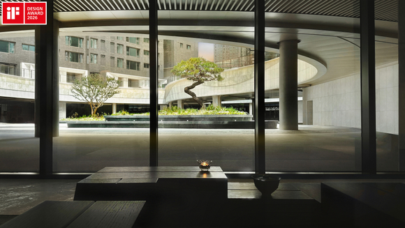 ▲라체르보 써밋의 선큰과 어메니티 공간 / 사진=대우건설 대우건설 ‘써밋 어메니티 디자인’, 2026 iF 디자인 어워드 본상 수상