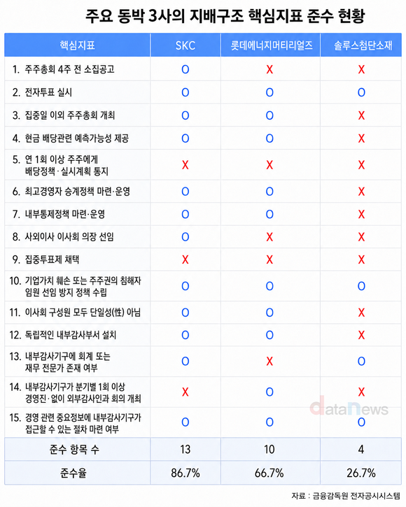 [취재] 동박 3사 지배구조 격차…SKC 86.7%, 솔루스 26.7%